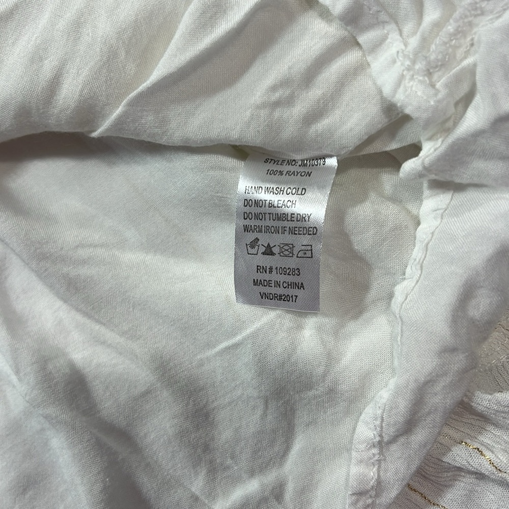 Surf Gypsy white/ivory dress size M - Picture 3 of 9